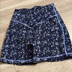 Women's Floral Navy Shorts